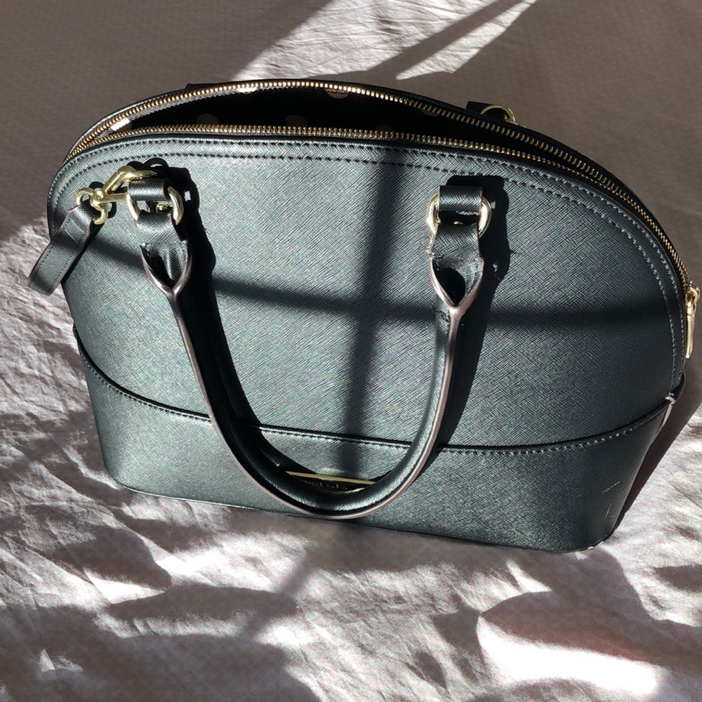 Shimmer Down Dome Satchel Bag